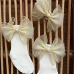 Socks & Hairband  Gold